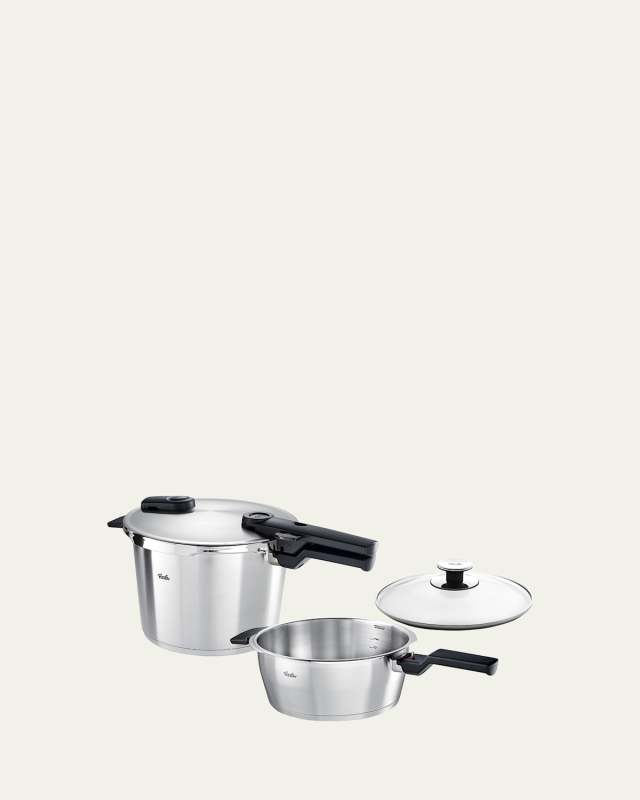 Vitaquick Premium 6.3 qt. Pressure Cooker and 3.7 qt. Pressure Skillet Set